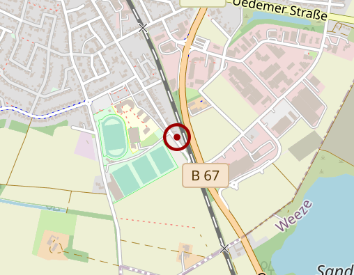 Karte: LVR - HPH - Netz Niederrhein.