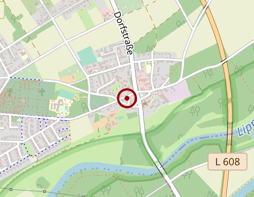 Karte: Caritas Dorsten Cafe Vergißmeinnicht und Cafe Regenbogen