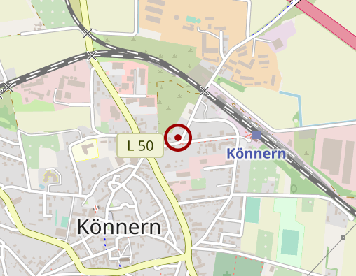 Karte: Kanzler von Pfau´sche Stiftung Häuslicher Pflegedienst Könnern