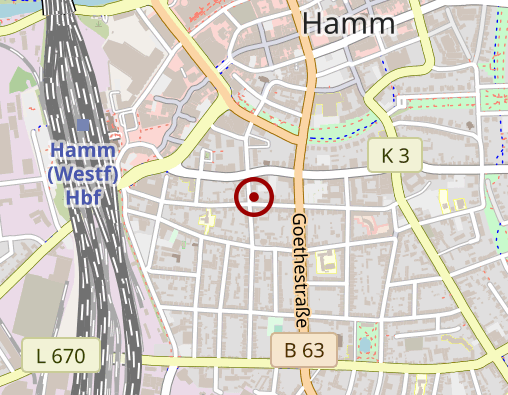 Karte: Hammer Gesundheits- und Pflegezentrum GmbH