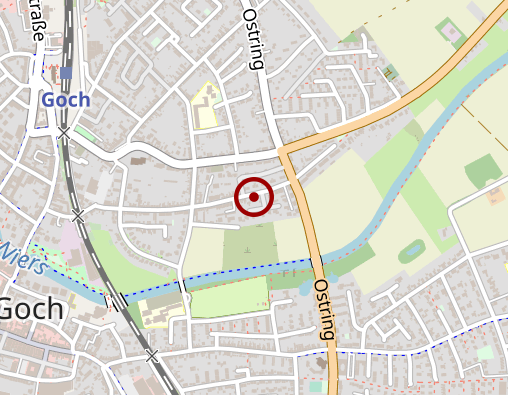 Karte: Lebenshilfe gGmbH - Leben u. Wohnen Wohnfamilie Goch Aussenwohngruppe Wohnfamilie