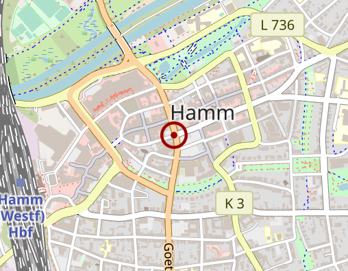 Karte: Praxis f. Kinder- u. Jugendlichen, Psychotherapie Renate Wagner