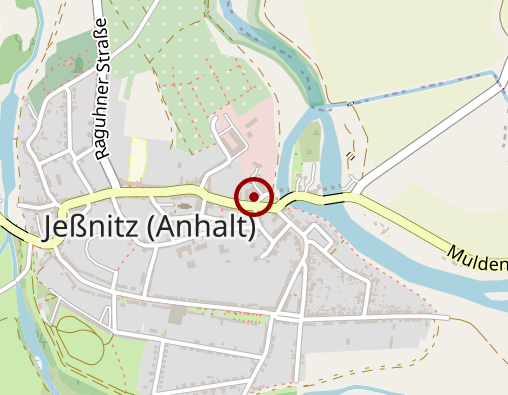 Karte: Sozial-und Behindertenservice Servicewohnanlage Jeßnitz