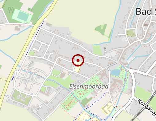 Karte: Häusliche Krankenpflege "Eisenmoorbad" Eisenmoorbad Bad Schmiedeberg-Kur-GmbH