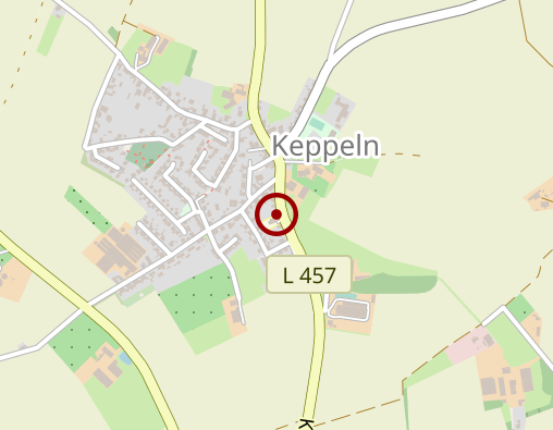 Karte: Lebenshilfe gGmbH - Leben u. Wohnen Wohnfamilie Keppeln Wohnfamilie