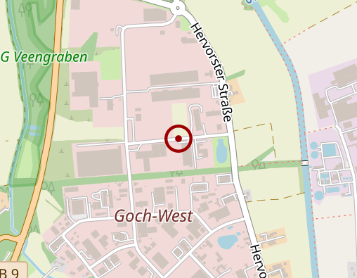 Karte: Ambulanter Pflegedienst Nord des LVR Verbund für WohnenPlusLeben