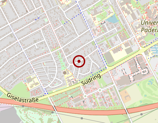 Karte: Betreuter Seniorentreff in den Stadtteilen