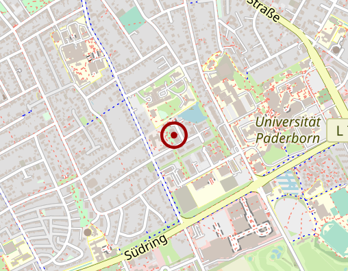 Karte: Amb. Palliativpflegedienst des Caritasverbandes PB