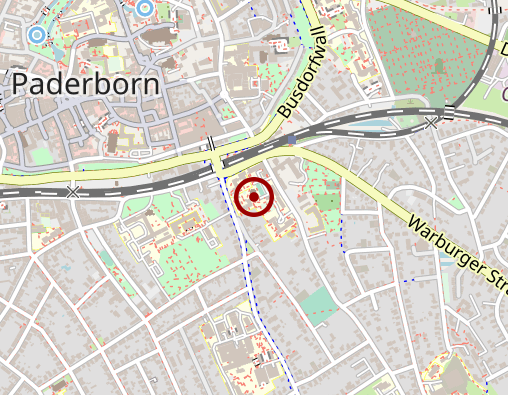 Karte: LWL-Klinik Paderborn - Standort Leostraße