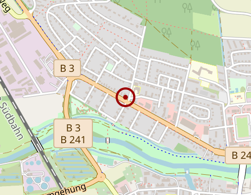 Karte: Scharfenberg-Apotheke am Sultmer