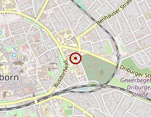 Karte: LWL-Klinik Paderborn