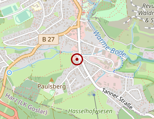 Karte: Müller's Taxi und Mietwagen