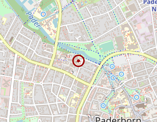 Karte: St. Johannisstift Ev. Krankenhaus Paderborn