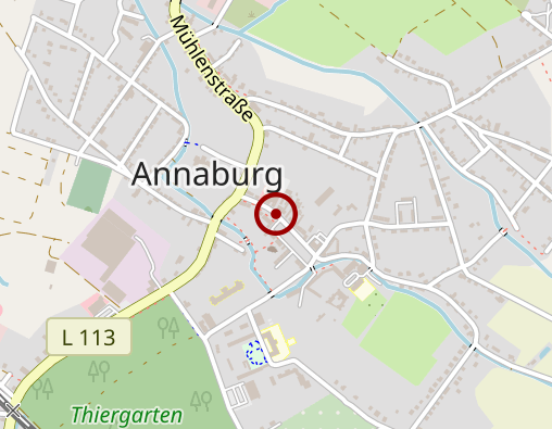 Karte: DRK Wittenberg gemeinnützige Pflege GmbH- Tagepflege Annaburg