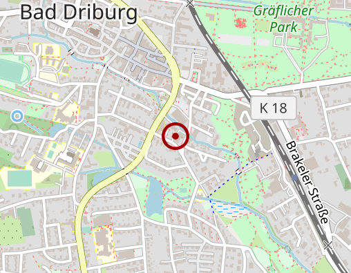 Karte: Ev. Johanneswerk gGmbH, Johanneswerk - ambulant - Pflegedienst Driburg