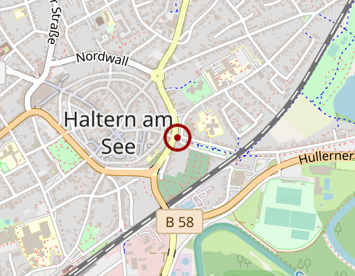 Karte: LWL-Klinik Herten - Tagesklinik Haltern