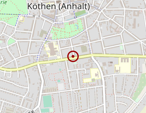 Karte: Pflege mit Herz Köthen GmbH Ambulante Kranken- & Seniorenbetreuung