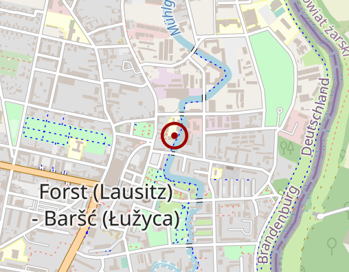 Karte: Tannenhof Berlin-Brandenburg e.V., Suchtberatung Forst