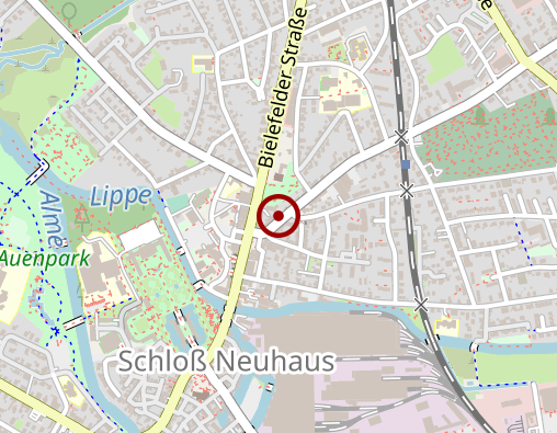 Karte: Caritas Sozialstation Schloß Neuhaus St. Theresa