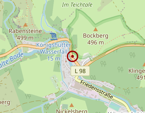 Karte: Diakonie-Krankenhaus Harz GmbH Elbingerode