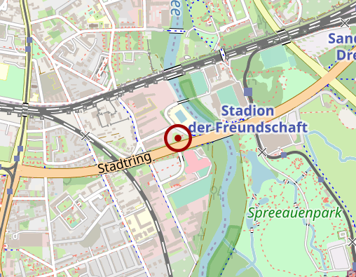 Karte: Volkssolidarität Landesverband Brandenburg e.V.