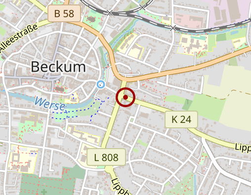 Karte: FUER-EIN-ANDER, Verein für körper-und mehrfachb. Menschen e.V. FUD (Julia Stukenkemper) - Typ 4 - Einzelbetreuung