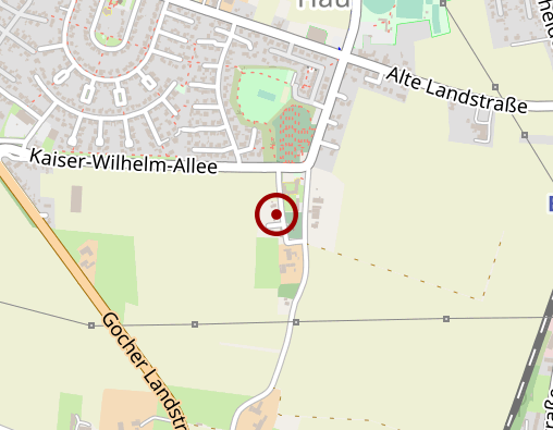 Karte: Caritas-Tagespflegehaus Bedburg-Hau