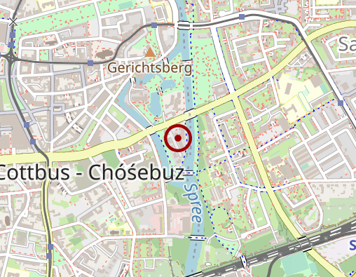 Karte: Medicus Cottbus GmbH Pflegezentrum Mühleninsel