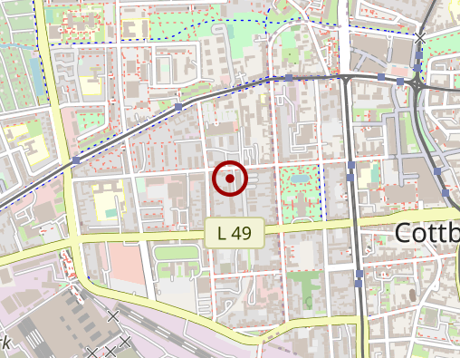 Karte: Kirchner Angela Dipl.-Psych. Praxis für Psychotherapie