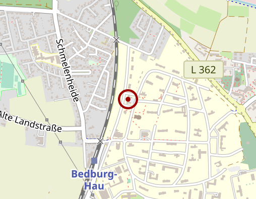 Karte: LVR-Klinik Bedburg-Hau