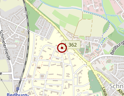 Karte: Ambulanter Pflegedienst des LVR-HPH Netz Niederrhein