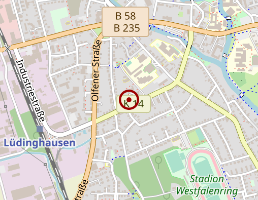 Karte: Ehe-, Familien- und Lebensberatungsstelle Lüdinghausen