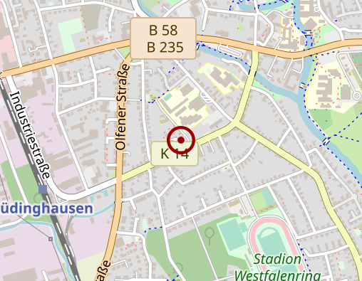 Karte: Caritas Sozialstation Lüdinghausen