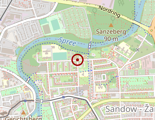 Karte: Volkssolidarität LV Brandg Cottbus