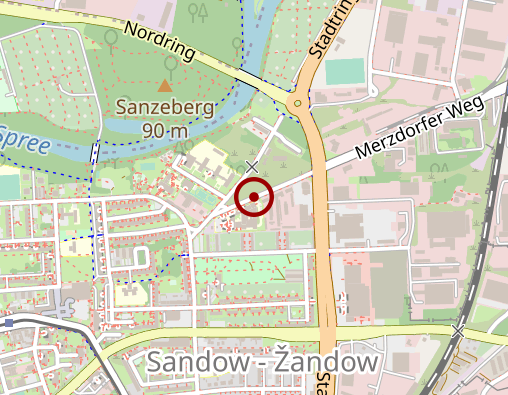 Karte: Sanzeberg Seniorenresidenz Cottbus - Tagespflege