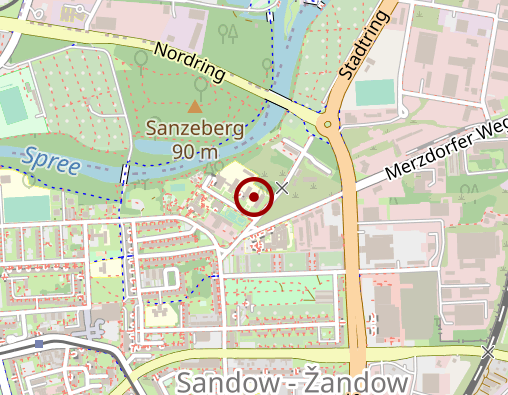 Karte: Senioren-Wohnpark Soziale Altenbetreuung GmbH, BS Cottbus