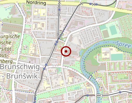 Karte: MEDICUS Cottbus GmbH Ambulanter Pflegedienst