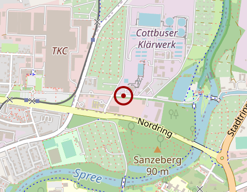 Karte: Tagesbetreuung "Am großen Spreewehr"