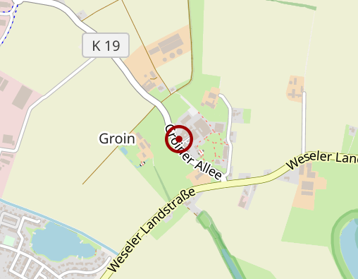 Karte: Lebenshilfe Werkstätten Unterer Niederrhein GmbH