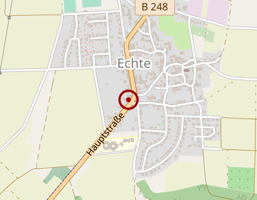 Karte: Apotheke in Echte