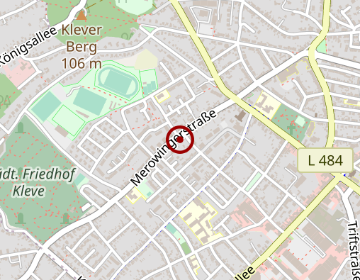 Karte: Hendricks Klever Bestattungshaus
