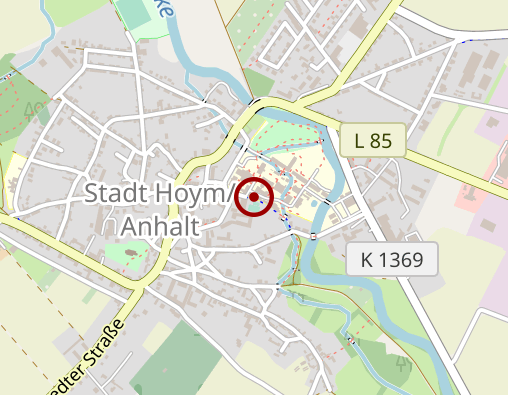 Karte: Schloß Hoym Stiftung Altenpflegeheim "Haus Sonnenschein"