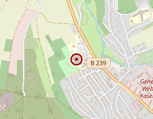 Karte: Caritas Pflegestationen Weser-Egge - Region Ost