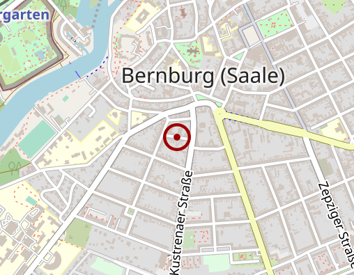 Karte: Kanzler von Pfau´sche Stiftung Häuslicher Pflegedienst Bernburg