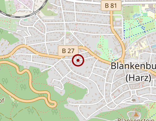 Karte: Harzklinikum Dorothea Christiane Erxleben GmbH, Standort Tagesklinik Psychiatrie Blankenburg