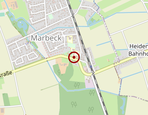 Karte: Turnhalle Marbeck