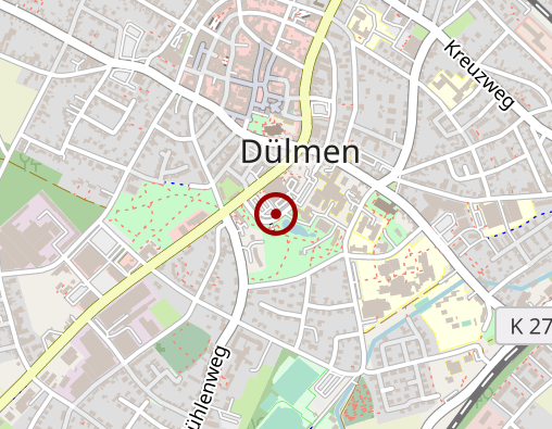 Karte: Ev. Altenhilfezentrum im Schlosspark zu Dülmen