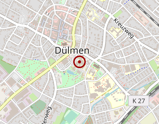 Karte: Christophorus-Kliniken Coesfeld – Dülmen – Nottuln, Standort Dülmen