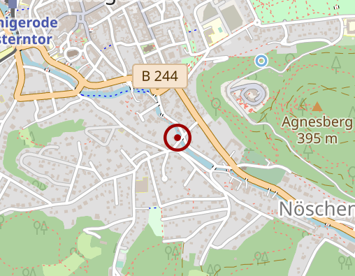 Karte: Betreutes Wohnen für Suchtkranke