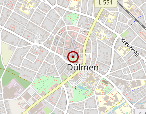 Karte: Stadtverwaltung Stadt Dülmen Touristikbüro